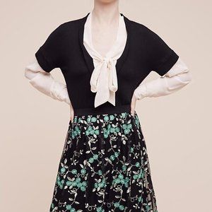Erin Fetherston/Anthro Greenery Lace Skirt NWT S--"Twee"